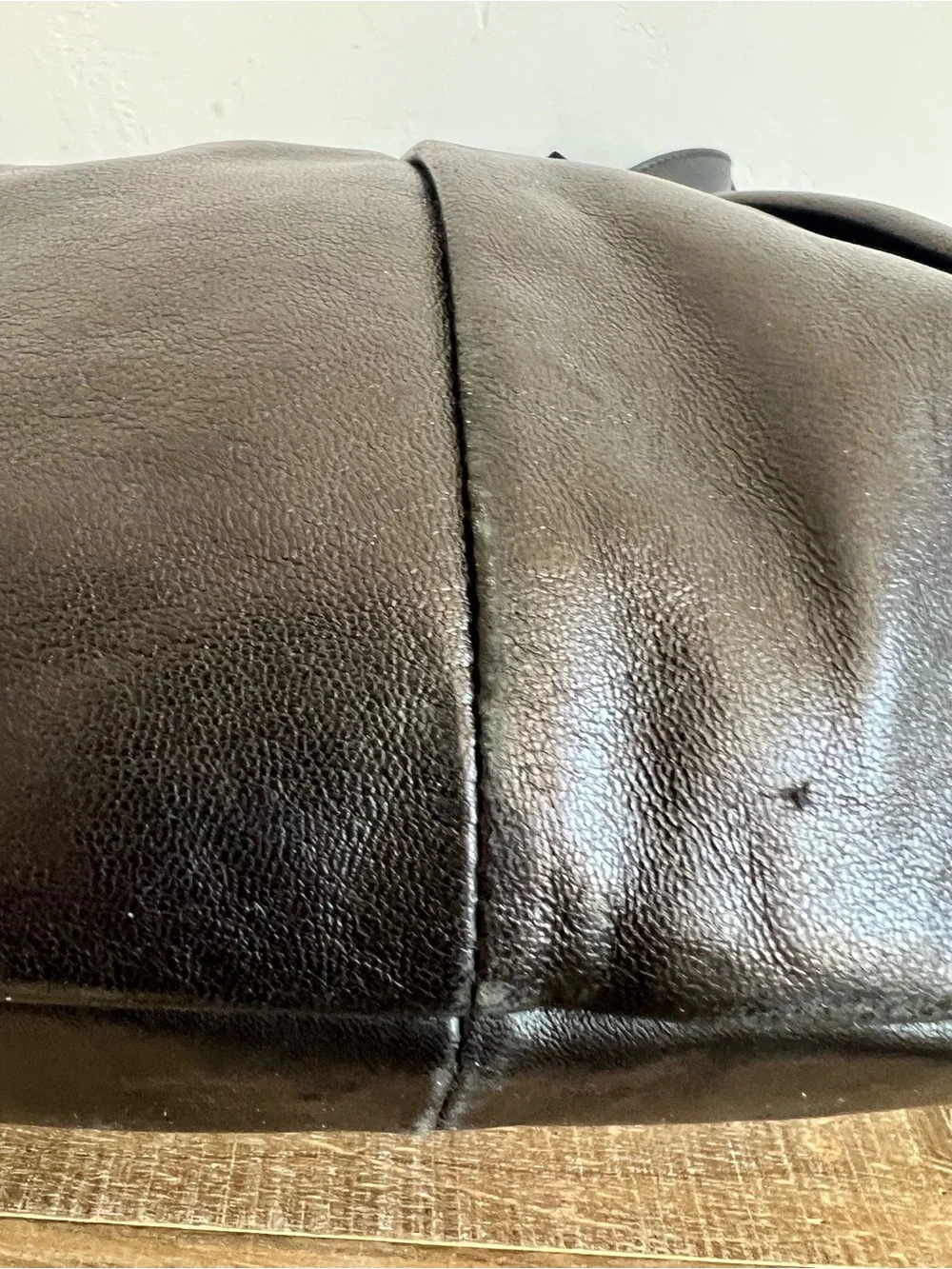 Authentic Ferragamo Black Butter Leather Hobo Shoulder Bag